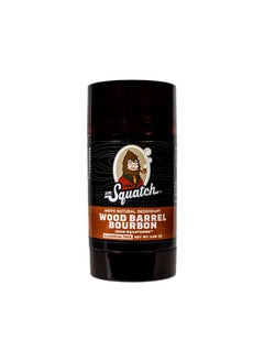 Dr. Squatch Dr. Squatch Natural Deodorant for Men - Odor-Squatching Men's Deodorant Aluminum Free - Wood Barrel Bourbon 2.65 oz (1 Pack)  - Image 1