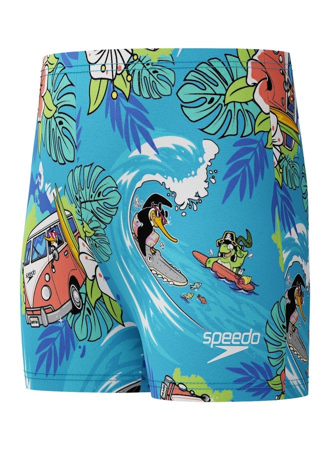 Speedo Boy's Swimsuit Infant to Big Kid UPF 50+ Learn to Swim