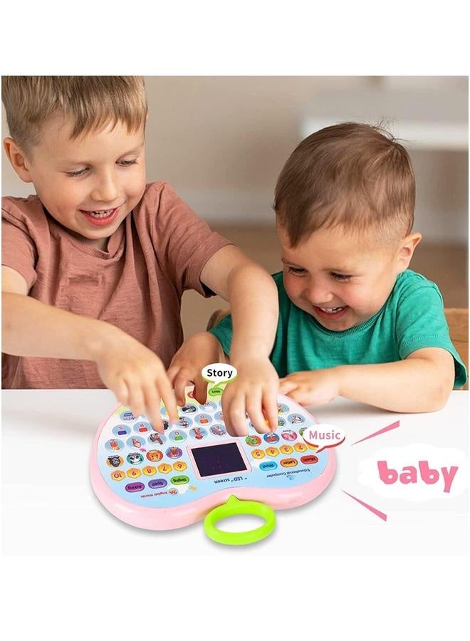 Educational Toys, Multifunctional Learning Tablet for Toddlers Kids Interactive Toy Board Boys Girls Children LCD Screen Tablets Toys Birthday Gift 1 2 3 4 Year Old - Image 4