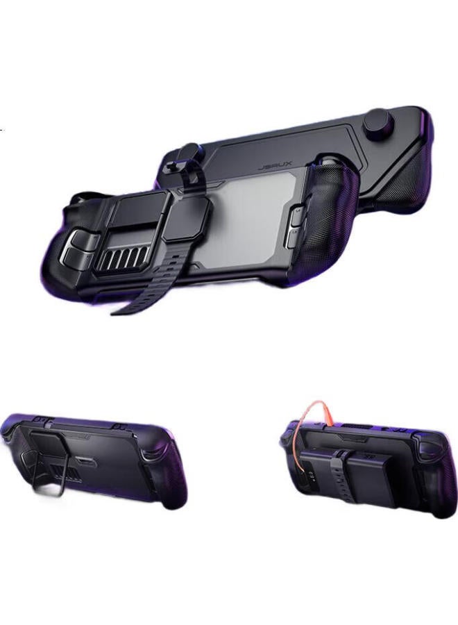 Jsaux Steam Deck (Oled) Protective Case Module With Stand, Steam Deck Accessory, Soft And Hard Cover, Handheld Game Console Peripherals, Full Protection Pc0104 - Image 3