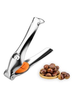 Nutcracker Chestnut Clip, Chestnut Cracker Tool, New Design Chestnut Quick Opener, Chestnut Peeler, Multifunctional Walnut Nut Cracker with Bottle Opener