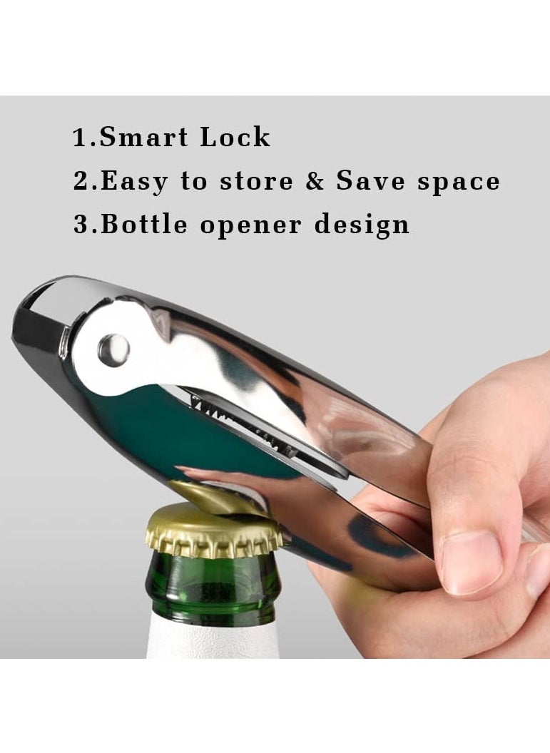 SYOSI - Nutcracker Chestnut Clip, Chestnut Cracker Tool, New Design Chestnut Quick Opener, Chestnut Peeler, Multifunctional Walnut Nut Cracker with Bottle Opener - Image 1