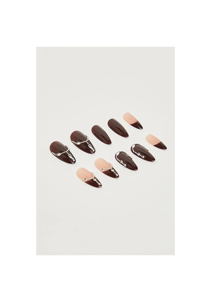 R&b Wearable Stick-On Nails Set