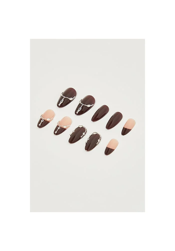 R&b Wearable Stick-On Nails Set