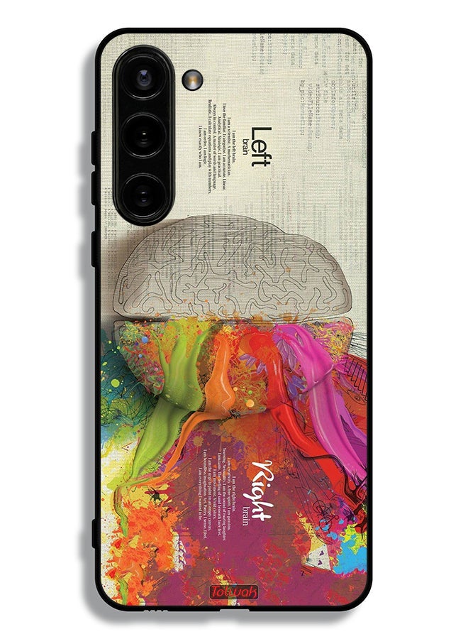 Tolwak Samsung Galaxy S23 Plus 5G Protective Case Cover Abstract Brain Science Artwork - Image 3