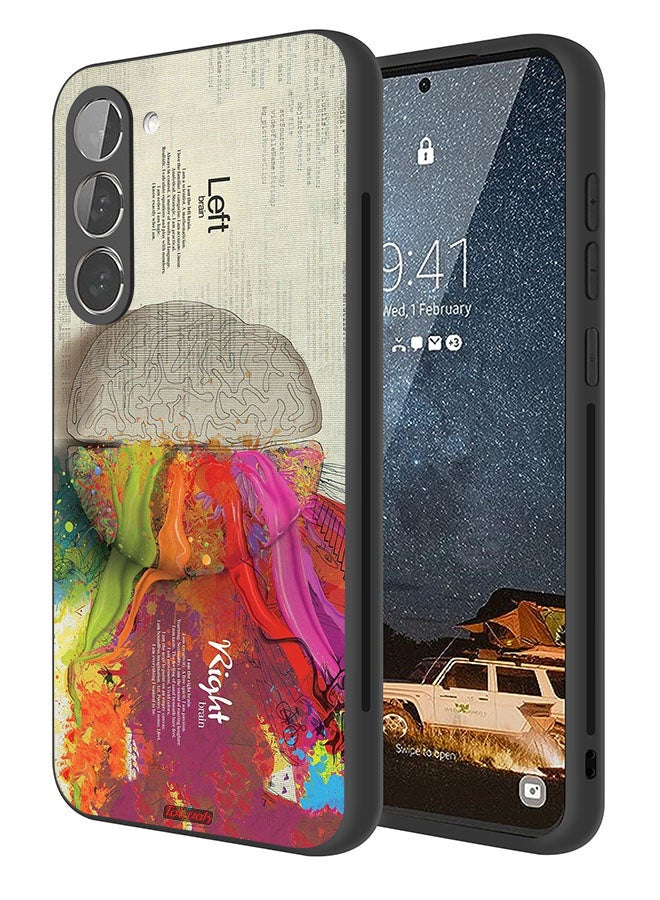 Tolwak Samsung Galaxy S23 Plus 5G Protective Case Cover Abstract Brain Science Artwork - Image 1