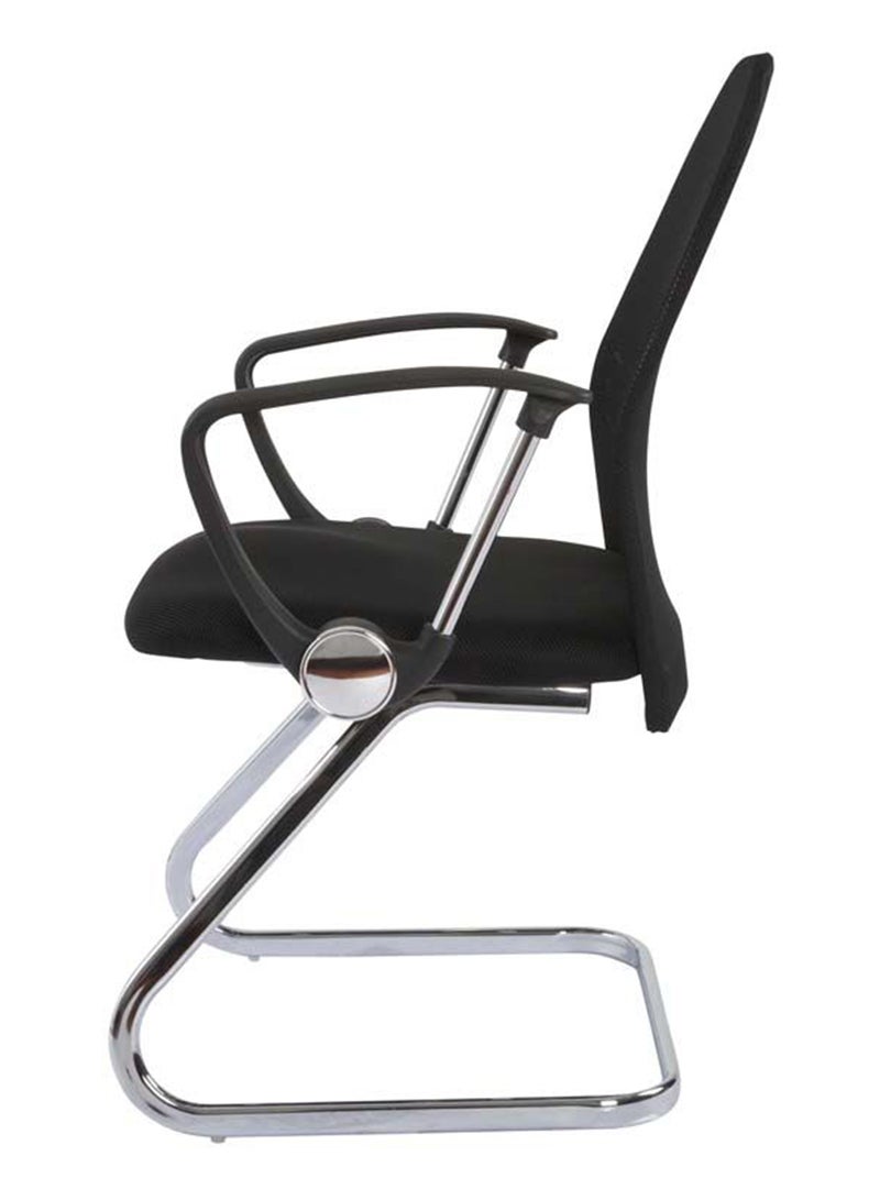 Mahmayi Sarah M3A Visitors Chair Black Mesh - Image 4