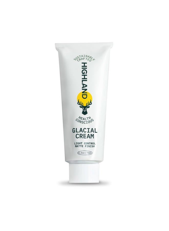 Highland Glacial Cream - Versatile hair styling cream that smooths, de-frizzes, texurizes & boosts curls. All-natural, plant-derived, & made for all hair types. (2.5 oz) - Image 1