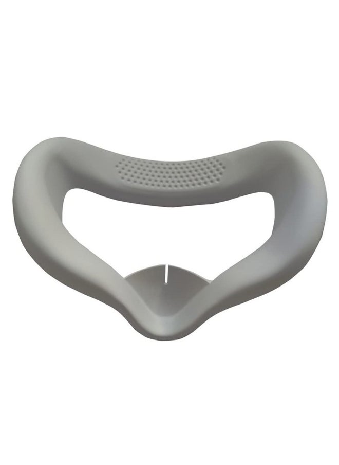 Generic Oculus Quest 2 Accessories: Silicone Face Cover, Touch Controller Grip Covers, Protective Lens Dust-Proof Cover, and Thumb Button Caps (Grey)  - Image 3