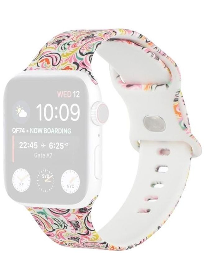 NIBEMINENT Ethnic Replacement Watchband for Apple Watch Series 1/2/3/4/5/6/7/SE 38/40/41mm Multicolour - Image 1