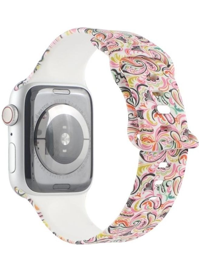 NIBEMINENT Ethnic Replacement Watchband for Apple Watch Series 1/2/3/4/5/6/7/SE 38/40/41mm Multicolour - Image 3