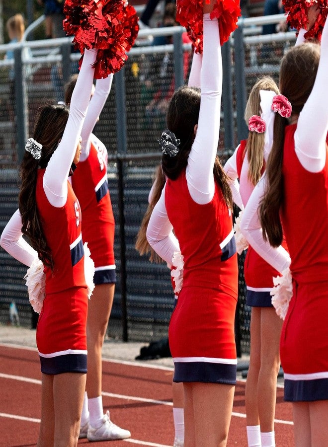 Mtlee 24 Pcs Cheer Scrunchie Cheer Hair Accessories Cheerleading Gifts for Cheerleading Hair Ties Cheerleading Elastics for Cheer Teams Birthday Party - Image 4