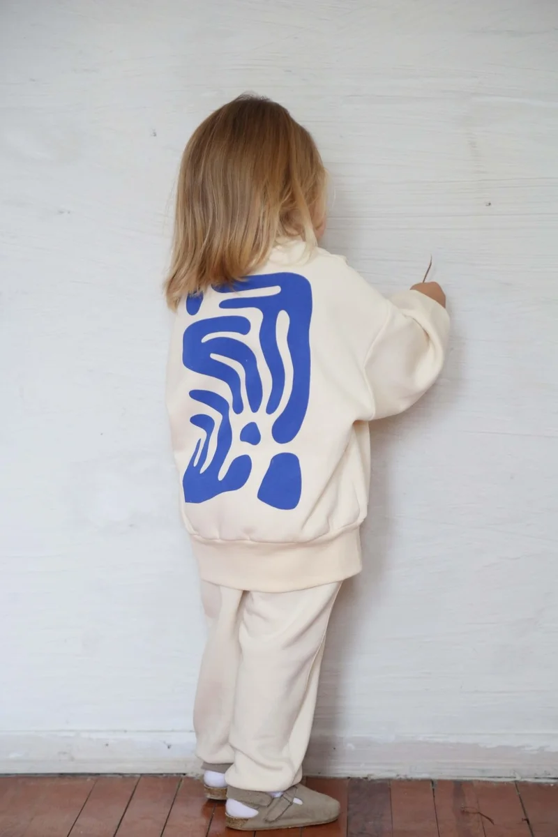 Ohlala Koala Blue Back Printed Kids Tracksuit