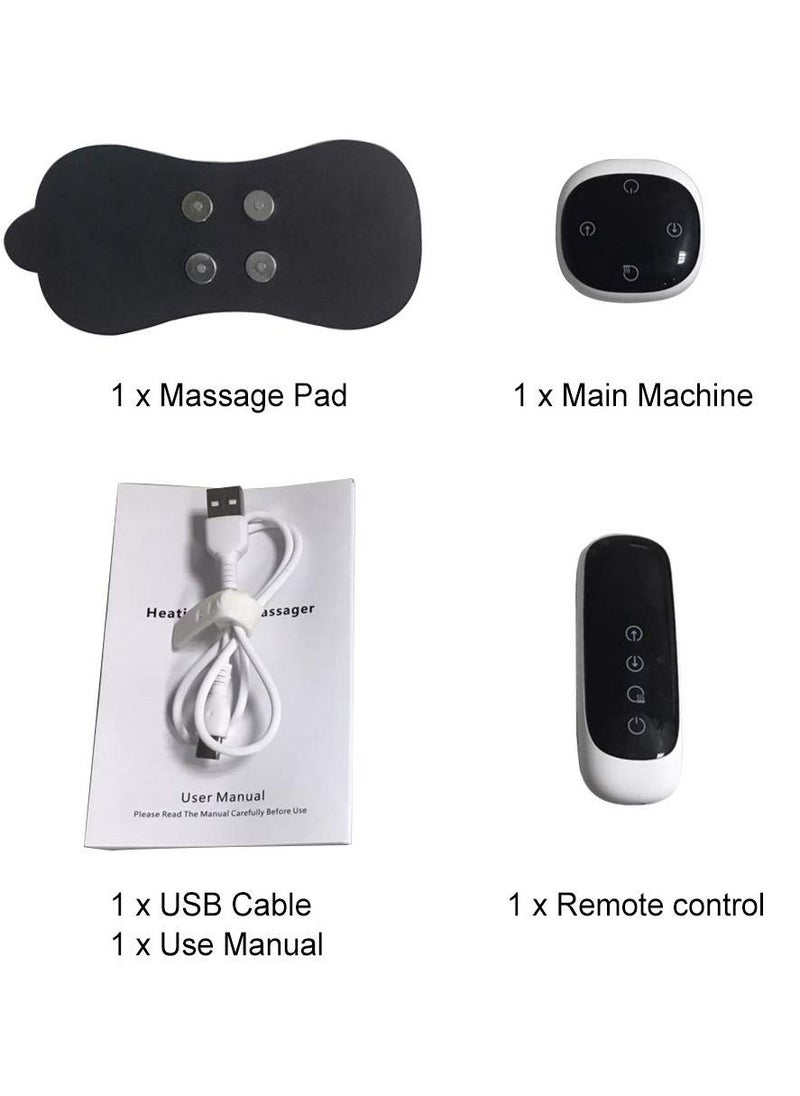 SYOSI - Wireless TENS Machine for Pain Relief Unit Heated Rechargeable Muscle Stimulator Portable EMS Massage Pain Management Device for Posterior Knee With Remote Control Sciatic Relief and Joint Comfort - Image 1