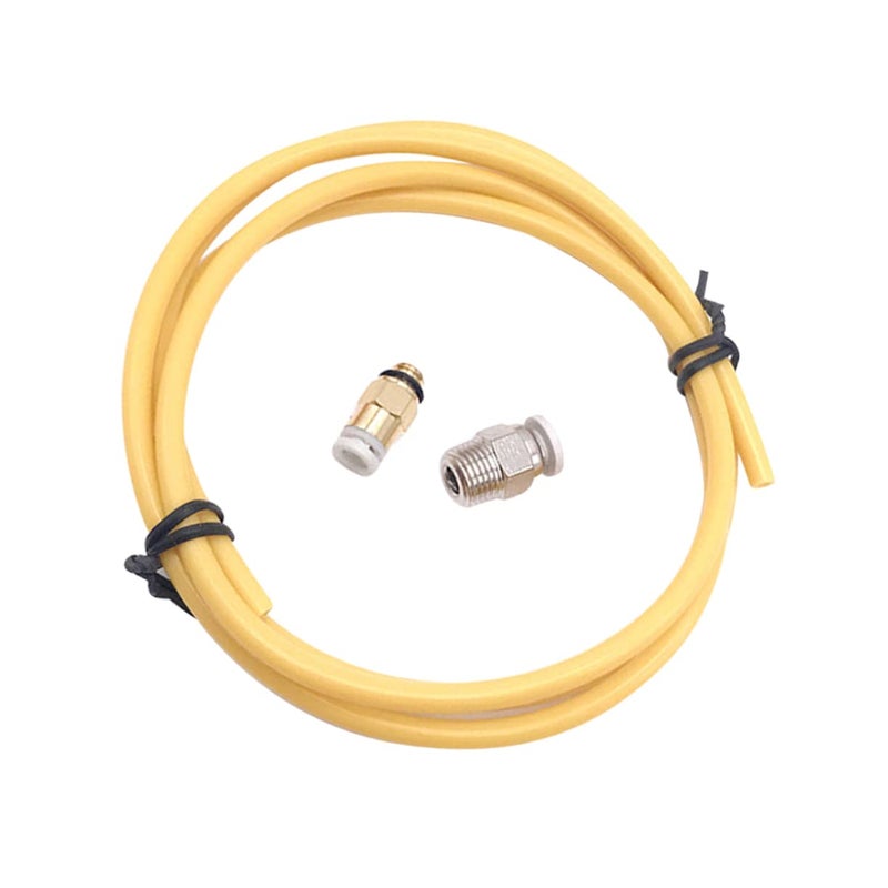 Gatuida Hot End Extrusion Quick Coupling Rotating PTFE Tube Connector for Printers Easy to Install Yellow Fitting for Bowden Extruders - Image 5