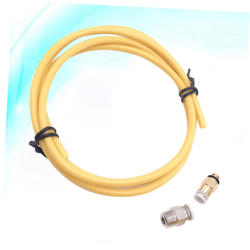 Gatuida Hot End Extrusion Quick Coupling Rotating PTFE Tube Connector for Printers Easy to Install Yellow Fitting for Bowden Extruders - Image 3
