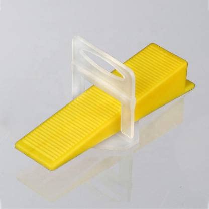 FLAMINGO ENTERPRISE FLAMINGO ENTERPRISE Tiles Leveling Tool Set 100 Wedges And 100 Clips 3mm Lever Tool 4 cm  - Image 1