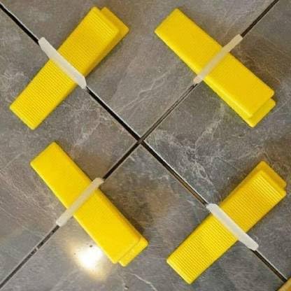 FLAMINGO ENTERPRISE FLAMINGO ENTERPRISE Tiles Leveling Tool Set 100 Wedges And 100 Clips 3mm Lever Tool 4 cm  - Image 4