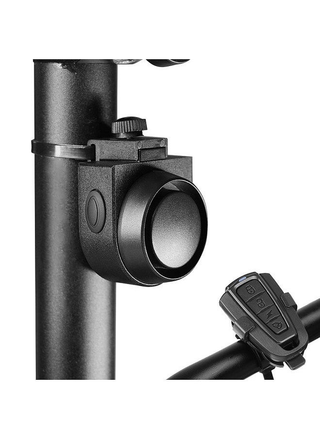 Antusi - Wireless Bike Horn 115dB Loud Bicycle Anti-theft Horn IPX5 Bicycle Alarm Bell with 5 Sound Modes 3 Vibration Sensitivity Adjustment 3 Volume Adjustment - Image 1