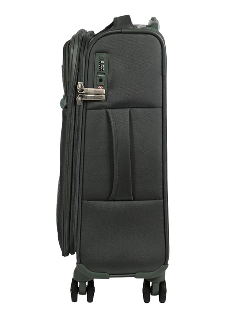 AMERICAN TOURISTER ماجوريس + حقيبة سفر، حجم كابينة 59 سم، 4 عجلات دوارة، قمة ناعمة، 100% بوليستر، لون بلسم أخضر | قفل تركيبي TSA | قابلة للتوسيع - ضمان دولي لمدة 3 سنوات - Image 2