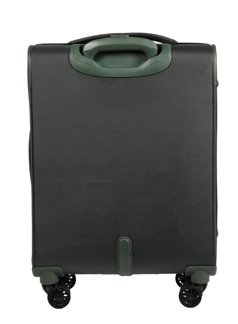 AMERICAN TOURISTER ماجوريس + حقيبة سفر، حجم كابينة 59 سم، 4 عجلات دوارة، قمة ناعمة، 100% بوليستر، لون بلسم أخضر | قفل تركيبي TSA | قابلة للتوسيع - ضمان دولي لمدة 3 سنوات - Image 4