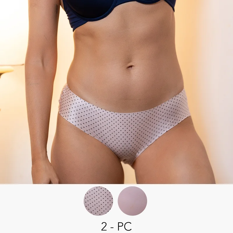 Aadaraya Aadaraya Hipster Briefs with Assorted Prints - Set of 2
