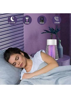Plynox Electric Mosquito Killer Lamp Portable LED Light Trap Fly Bug Insect Zapper Lamp Chemical Free and Safe Did Operation Without Any Noise  - Image 2