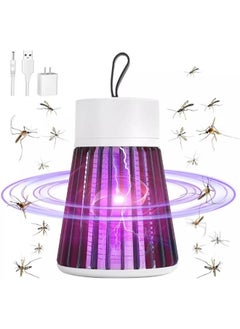 Plynox Electric Mosquito Killer Lamp Portable LED Light Trap Fly Bug Insect Zapper Lamp Chemical Free and Safe Did Operation Without Any Noise  - Image 1