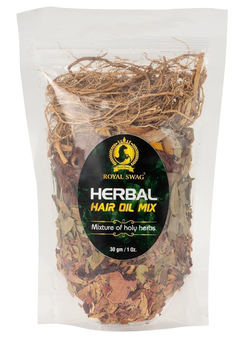 Royal Swag Ayurvedic Herbal Hair Oil - Image 1