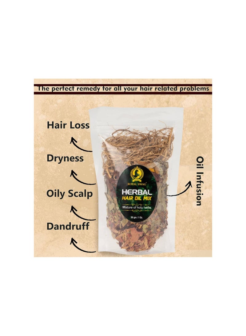 Royal Swag Ayurvedic Herbal Hair Oil - Image 3
