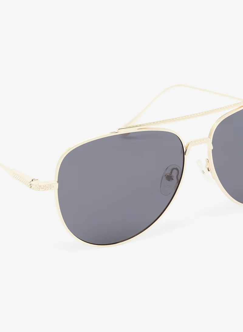 روبرت وود Polarized Lens Aviator Sunglasses