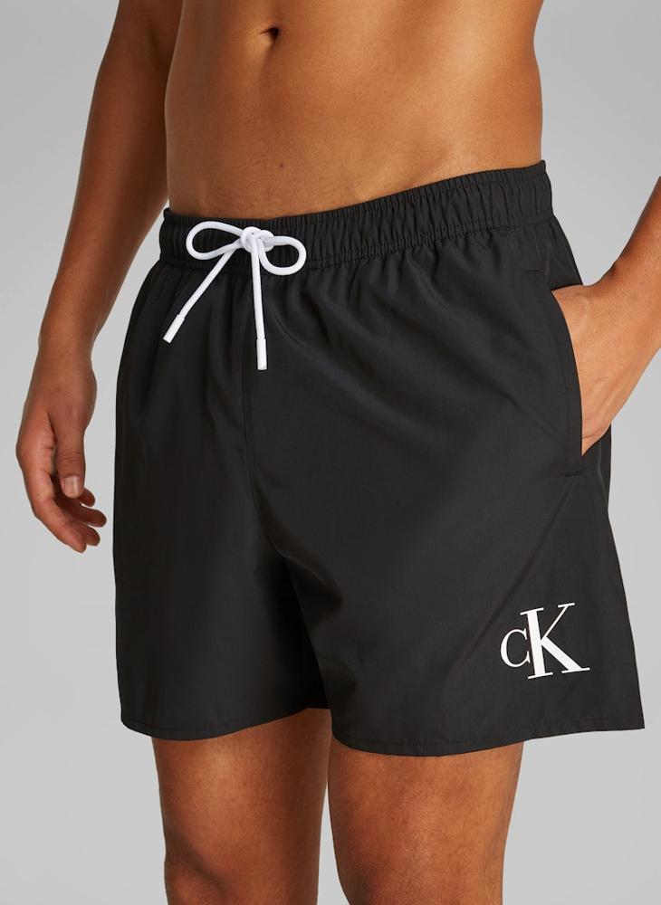 CALVIN KLEIN Medium Swim Shorts With Drawstring  - Image 3