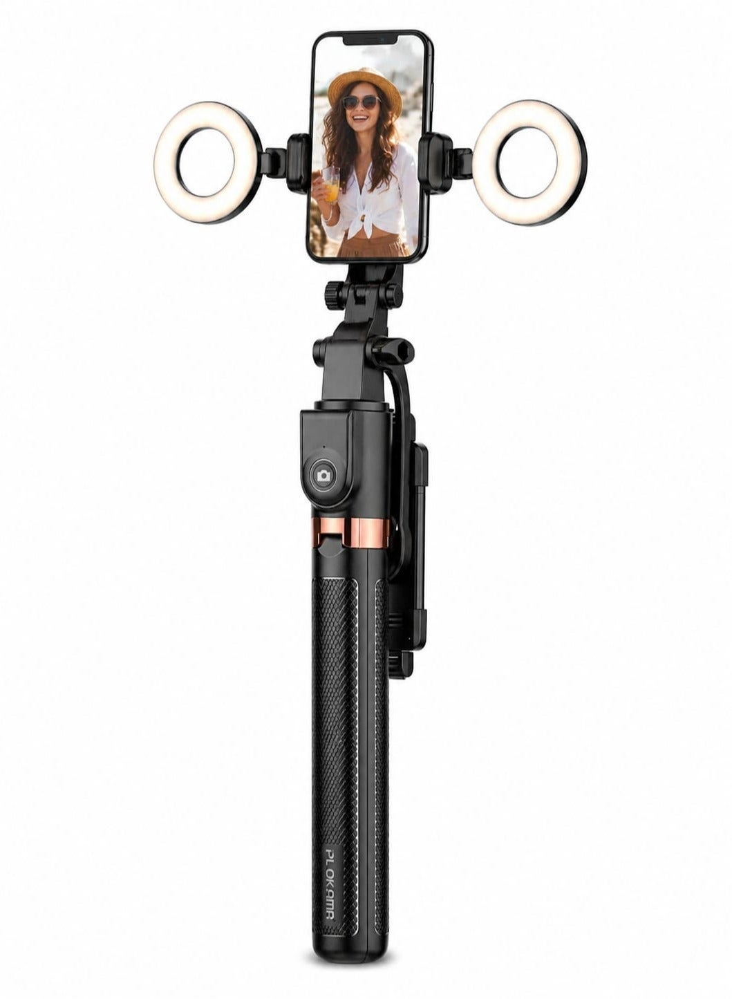 بلوكاما Plokama live-k9 Pro Live Broadcast Stand Selfie Stick With Tripod bluetooth 170 cm