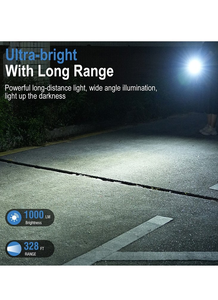 BORUIT - V30 LED Keychain EDC Fluorescence Flashlight Clip Warm Work Light Type-C Rechargeable Torch Magnet Camping Pocket Lantern (white) - Image 1