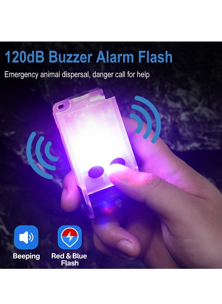 BORUIT - V30 LED Keychain EDC Fluorescence Flashlight Clip Warm Work Light Type-C Rechargeable Torch Magnet Camping Pocket Lantern (white) - Image 1