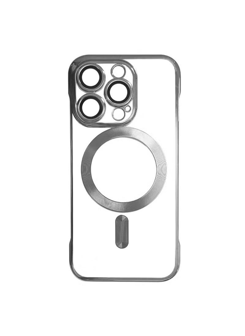 X-level iPhone 14 Pro Case Cover Compatible With MagSafe Ultra Thin Frameless Case With Magnetic Wireless Charging Anti-Yellow Shockproof Camera Len Protector Cover For 14 pro  - Image 1