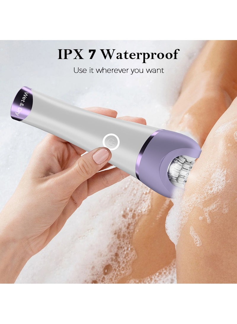 Electric Shaver for Women,Ladies Shaver,Lady Razor for Legs,Arm,Underarm,Bikini,USB Rechargeable Razor Wet&Dry Cordless for Woman - Image 5