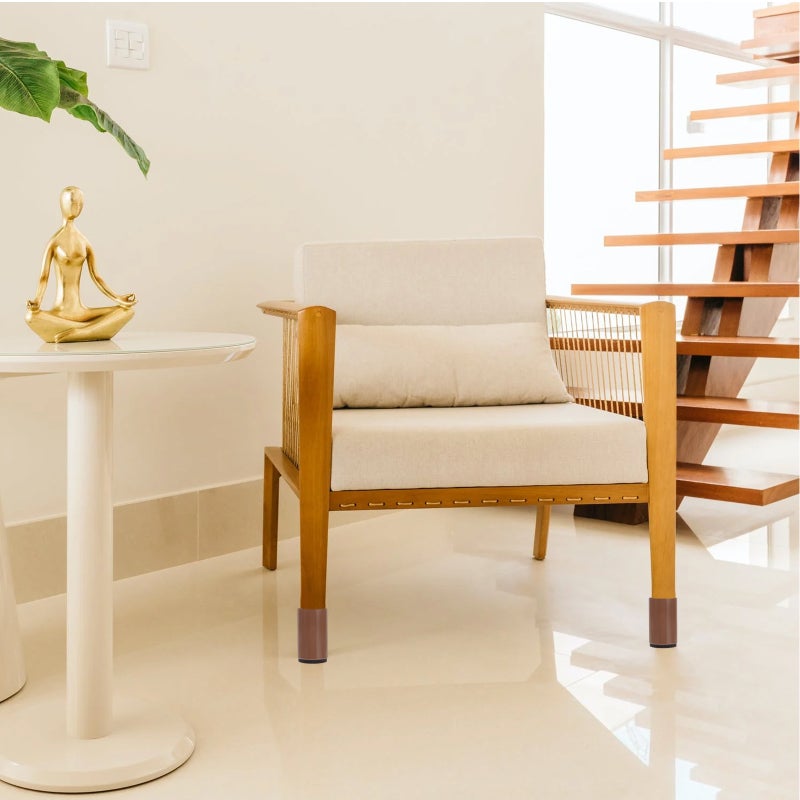 Furniture Leg Pads, Durable Carbon Steel with Felt Base, Anti-Slip and Scratch-Free - Image 5