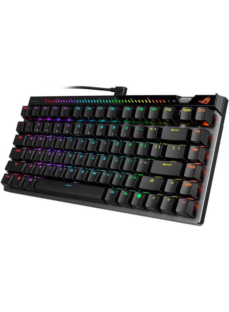ASUS ROG Falchion Ace 75 HE Gaming Keyboard – 75% Layout, Hot-Swappable Hall Effect Switches, Adjustable 0.1–3.5mm Actuation, 8000Hz Polling, Rapid Trigger, Speed Tap, RGB Aura Sync, PBT Keycaps, Black | 90MP047H-BKCA00 - Image 4