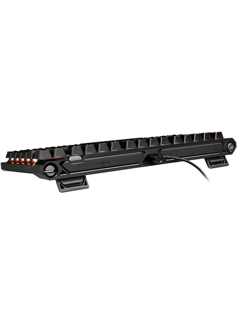 ASUS ROG Falchion Ace 75 HE Gaming Keyboard – 75% Layout, Hot-Swappable Hall Effect Switches, Adjustable 0.1–3.5mm Actuation, 8000Hz Polling, Rapid Trigger, Speed Tap, RGB Aura Sync, PBT Keycaps, Black | 90MP047H-BKCA00 - Image 5