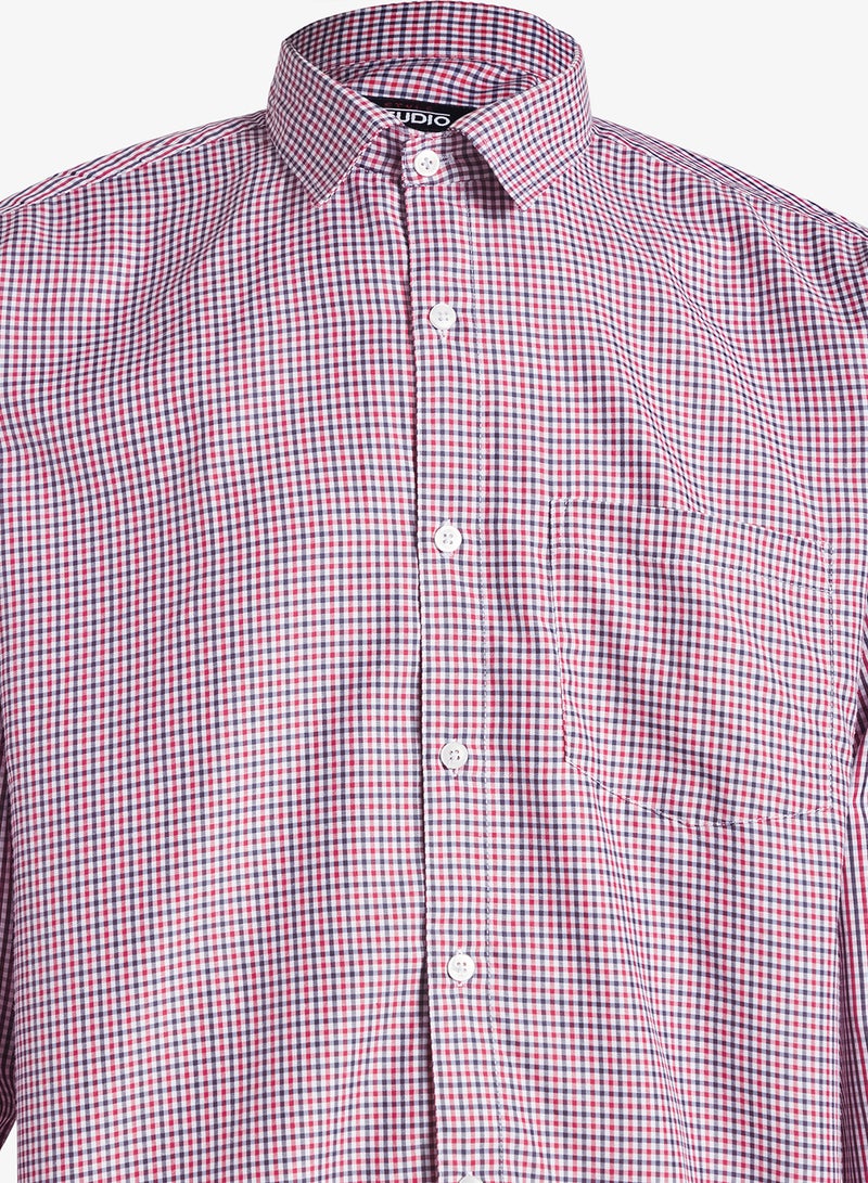 روبرت وود قميص شبه رسمي متعدد النقوش - Image 3