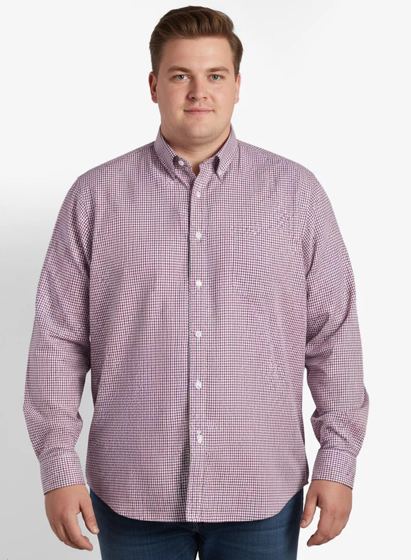 Robert Wood Multi Check Semi Formal Shirt