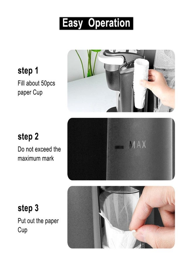 OUKENS Coffee Filter Holder, Dustproof Flip Lid Dispenser with Visual Window, Fits 50-70 Paper Filters, for K-Cup Pods, Storage Organizer, Home & Office - Image 4