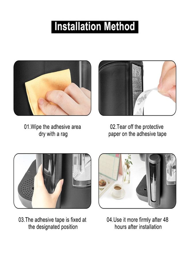 OUKENS Coffee Filter Holder, Dustproof Flip Lid Dispenser with Visual Window, Fits 50-70 Paper Filters, for K-Cup Pods, Storage Organizer, Home & Office - Image 5