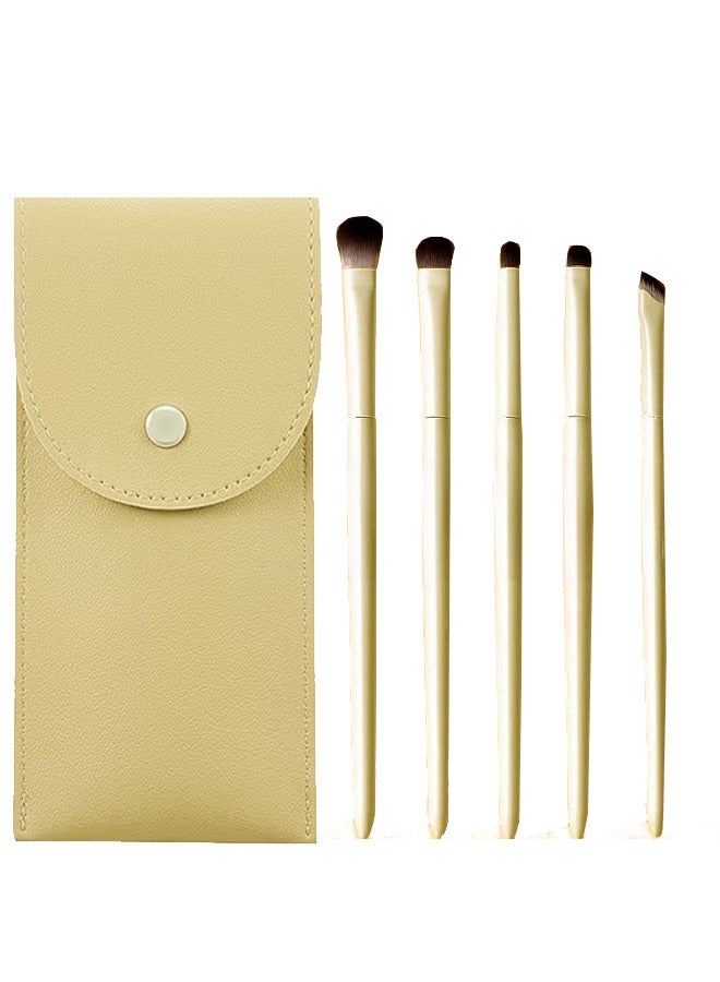 Generic Eye Shadow Brush Detail Brush Under The Eye Soft Hair Cone Fine Makeup Brush Set Portable Makeup Bag - Image 1