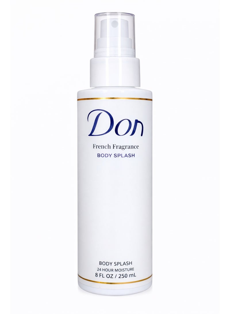 Don French Fragrance Body Splash – 24 Hour Moisture – 250ml