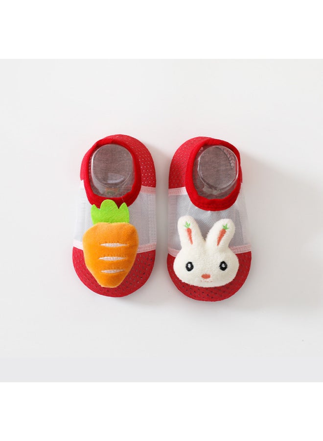 Infant Floor Socks Carrot Rabbit Breathable Mesh Baby Floor Socks Early Learning Walking Socks Shoes Breathable And Sweat-absorbent