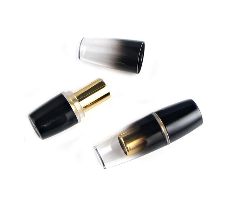 Anti slip AKOAK Refillable Empty Lipstick Tube,12.1mm Creative and Lovely Handmade DIY Makeup Cosmetics Lip Balm Container,Pack of 2 (Black) Suburban residential ship Spec upgraded improved quality Stain resistant Leakproof sealed Secure equipped warehouse Rack sorted local inventory Gulf climate tested upgraded quality Room to room portable Elegant upgraded practical design Easy hand assemble compatible All user group compatible Anti topple design Consistent steady quality Chemical free Tight fitted parts On-demand local restock Multi-budget available picks All-round unified build Global assemble options Long term heavy use compatible Detachable clean Care processed raw material Field test upgraded craftsmanship Wear resistant upgraded material - Image 1