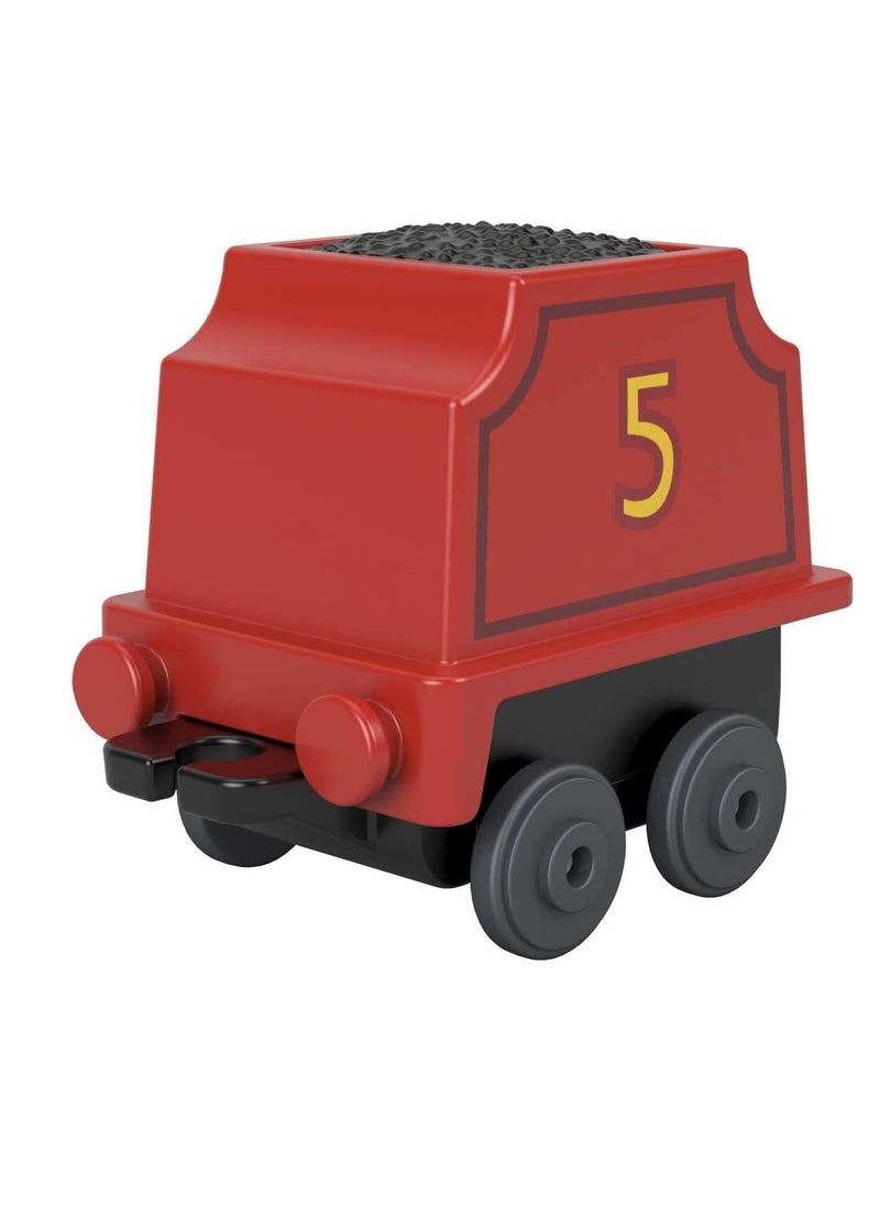 Fisher-Price - Thomas & Friends die-cast push-along James toy train engine for preschool kids ages 3+ - Image 1