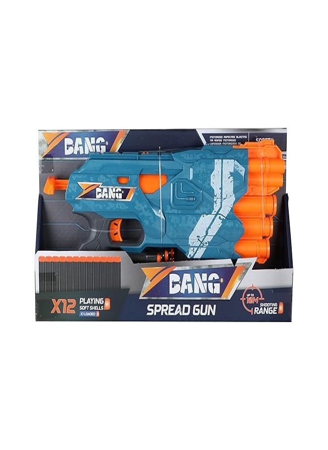 Bang Bang - Spread Gun Manual Soft Gun, 12 Bullets  - Image 1